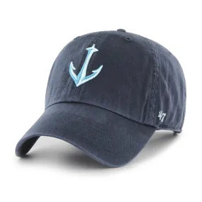 47 Brand NHL Clean Up Adjustable Hat - Seattle Kraken Anchor