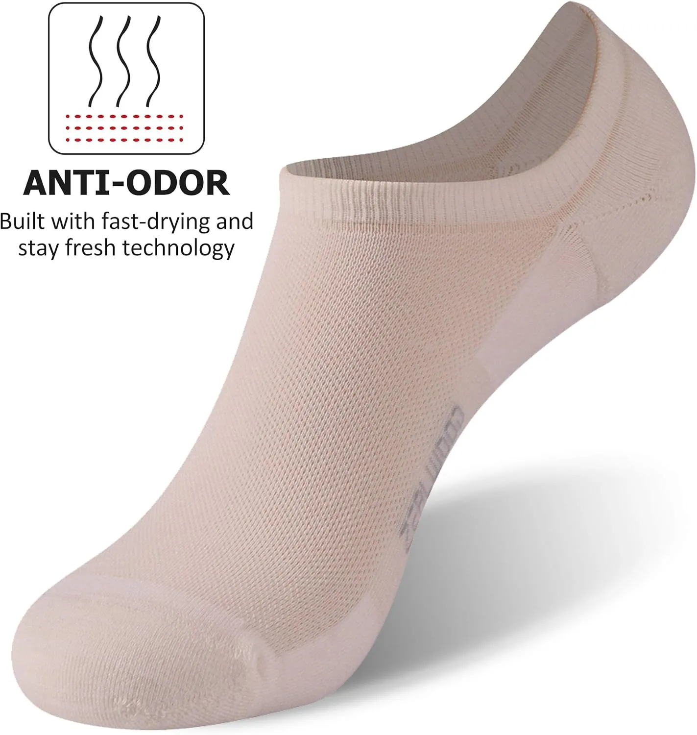 Athletic Running Socks, ZEALWOOD Unisex Merino Wool Anti-blister Cushion Hiking Socks,1/3 Pairs