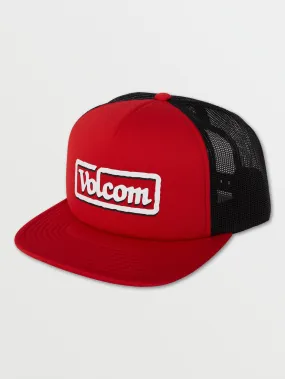 Axwell Trucker Hat - Ribbon Red