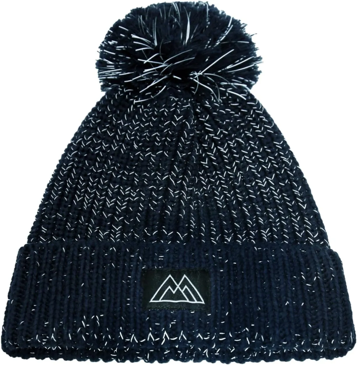 Baby Beanie Reflective Toddler Winter Hat Knitted Infant Beanies for Girls Boys Novelty Pom Pom Hats