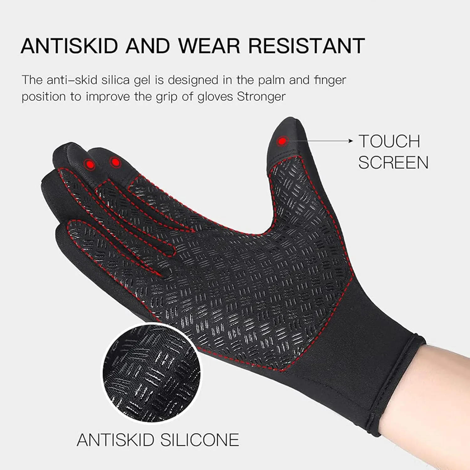Cozy Season Gloves for Men Women-Thermal Winter Gloves with Touchscreen Capability, Waterproof Winter Cycling Gloves for Cycling Running Outdoor Activities