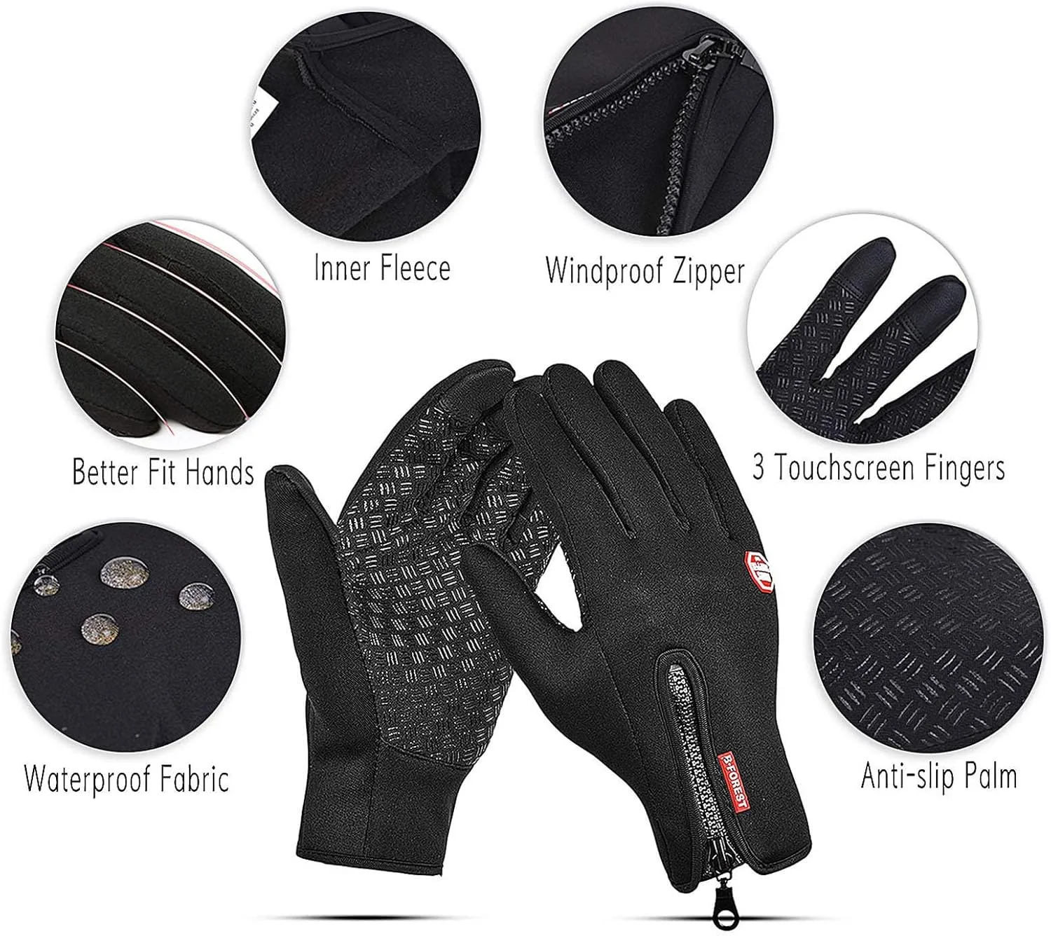 Cozy Season Gloves for Men Women-Thermal Winter Gloves with Touchscreen Capability, Waterproof Winter Cycling Gloves for Cycling Running Outdoor Activities