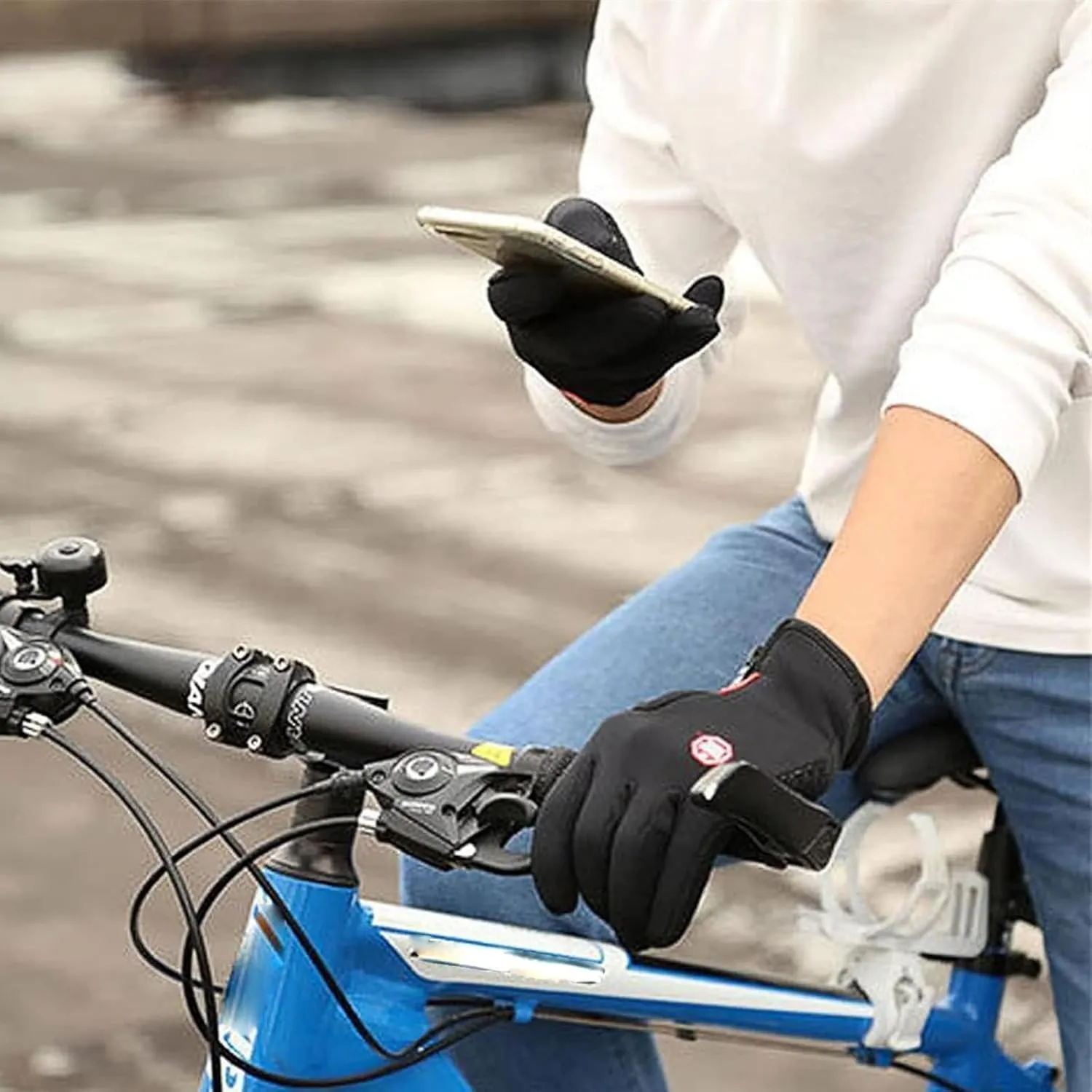 Cozy Season Gloves for Men Women-Thermal Winter Gloves with Touchscreen Capability, Waterproof Winter Cycling Gloves for Cycling Running Outdoor Activities