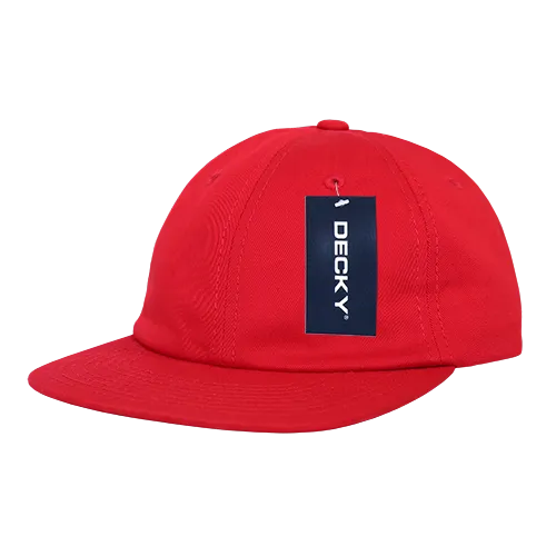 Decky 200 - Relaxed Flat Bill Cotton Cap