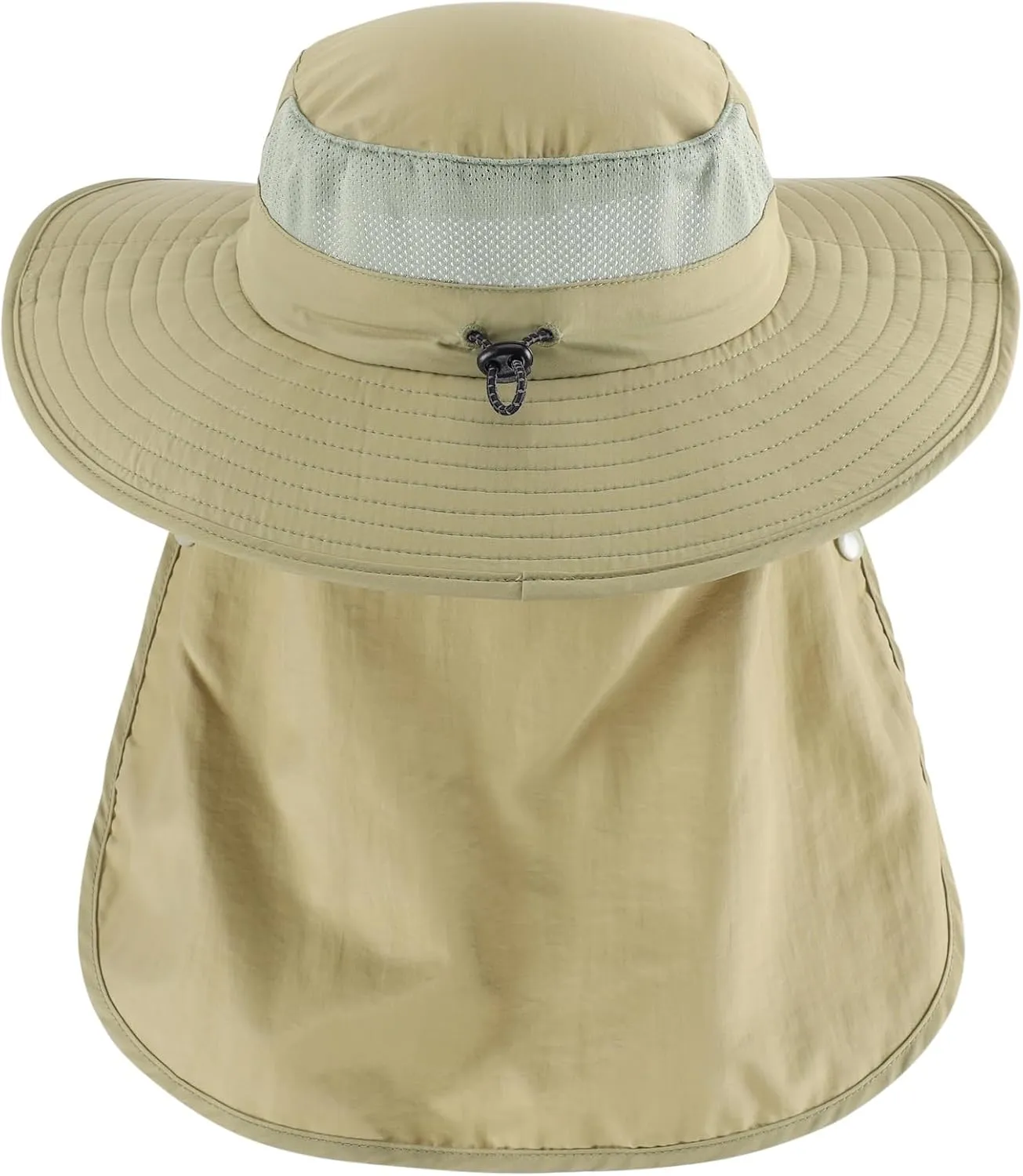 Home Prefer UPF 50  Sun Hats for Men Women Wide Brim Fishing Hat with Neck Flap Summer Safari UV Protection Bucket Hat
