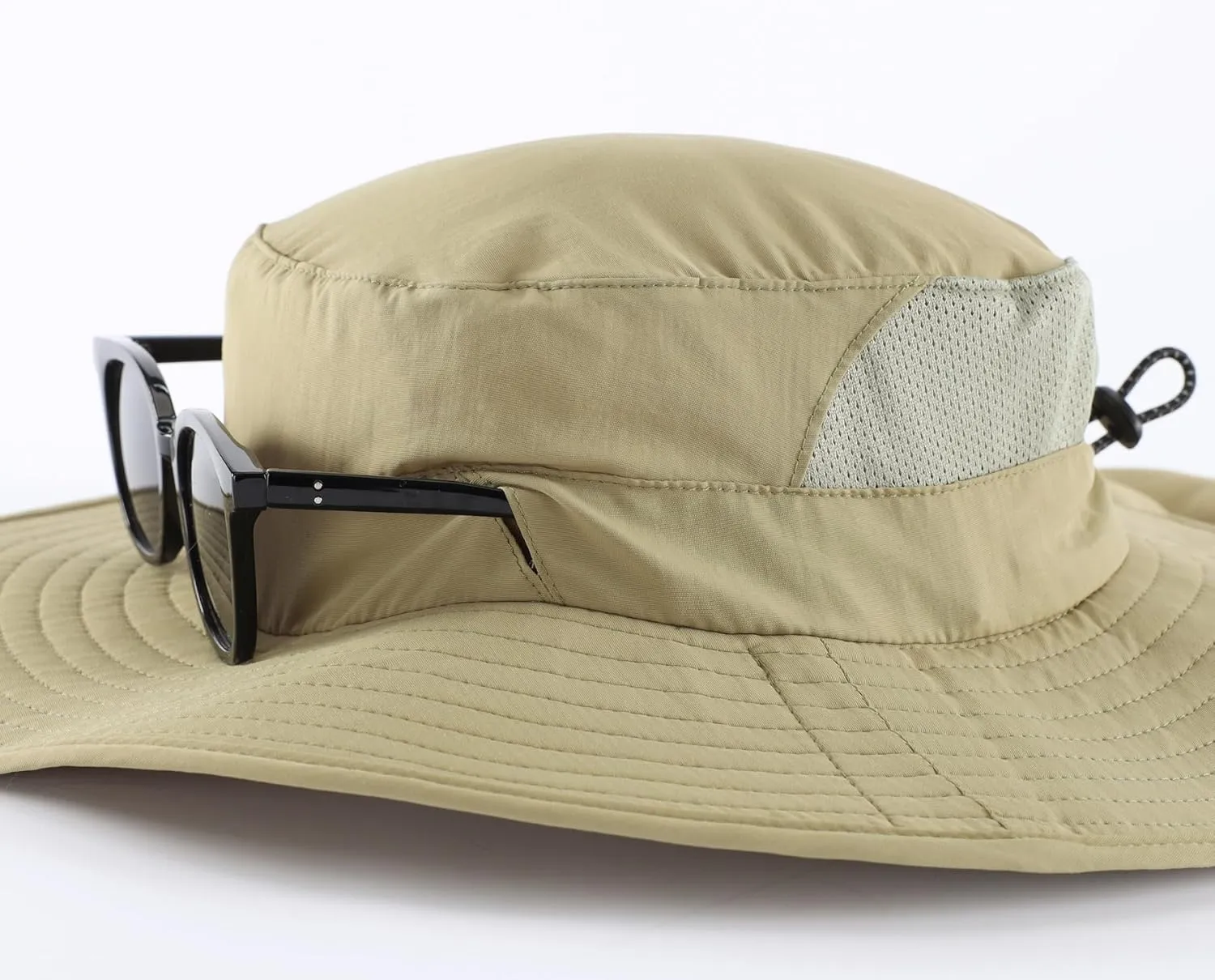 Home Prefer UPF 50  Sun Hats for Men Women Wide Brim Fishing Hat with Neck Flap Summer Safari UV Protection Bucket Hat