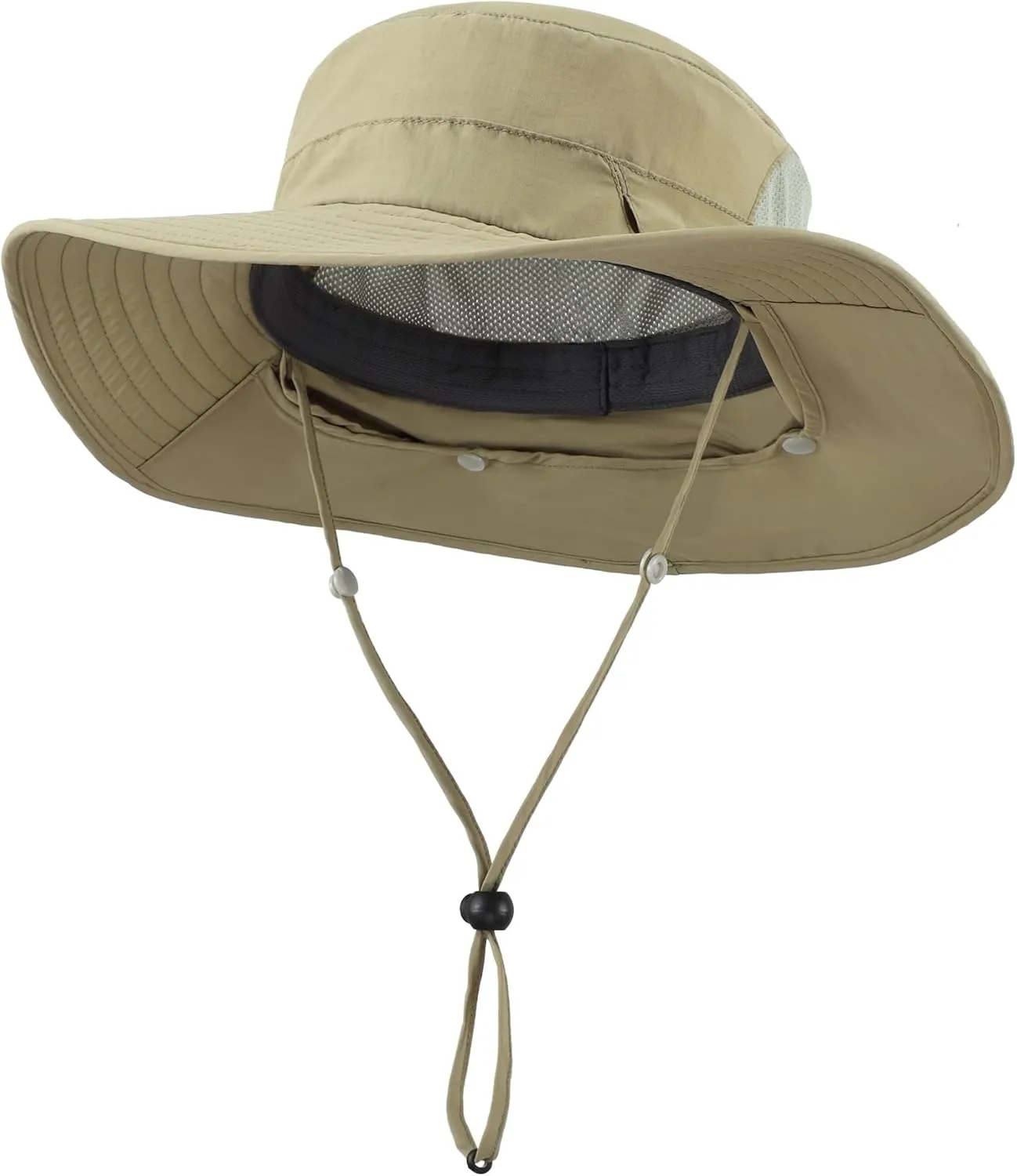 Home Prefer UPF 50  Sun Hats for Men Women Wide Brim Fishing Hat with Neck Flap Summer Safari UV Protection Bucket Hat