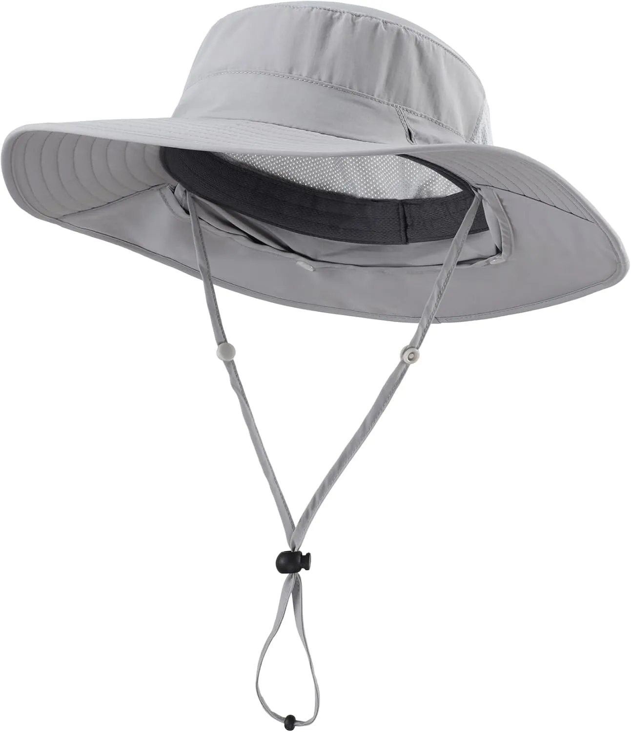 Home Prefer UPF 50  Sun Hats for Men Women Wide Brim Fishing Hat with Neck Flap Summer Safari UV Protection Bucket Hat