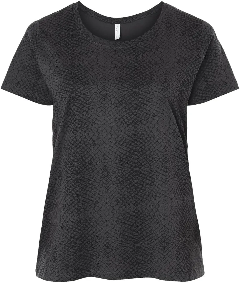 LAT Ladies' Curvy Fine Jersey Tee
