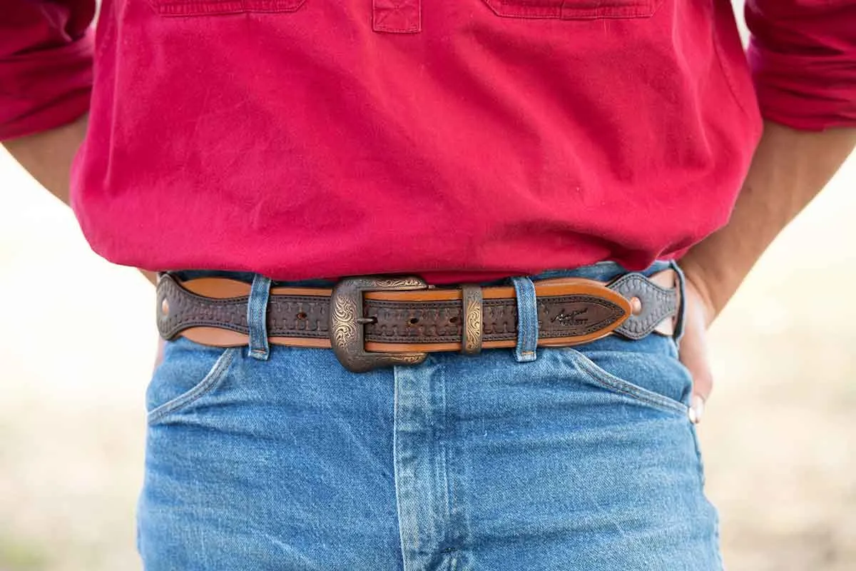 Leather Brumby Belt