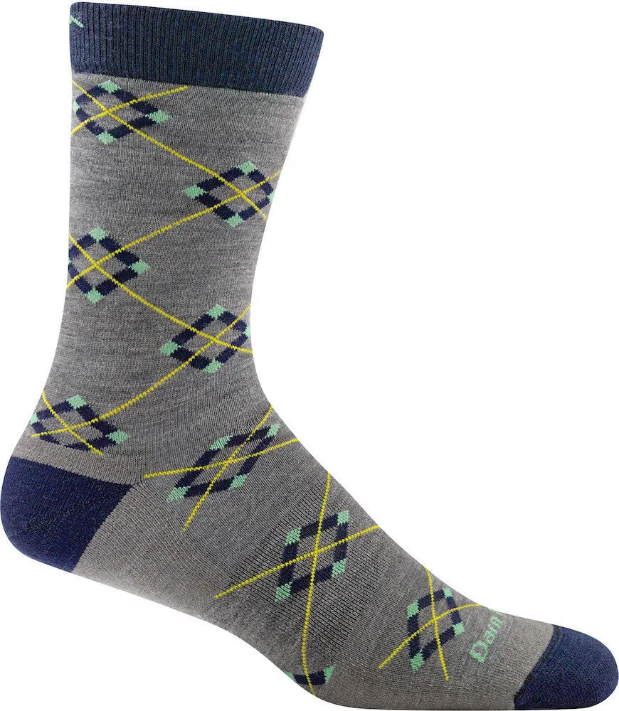 Light Cushion Merino Wool Scattered Argyle Socks (Men's)