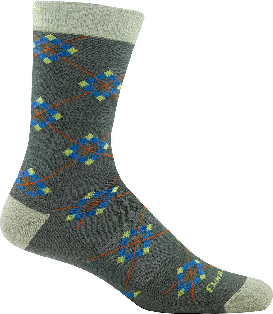 Light Cushion Merino Wool Scattered Argyle Socks (Men's)