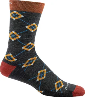 Light Cushion Merino Wool Scattered Argyle Socks (Men's)