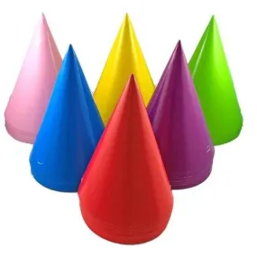 Neon Cone Hats