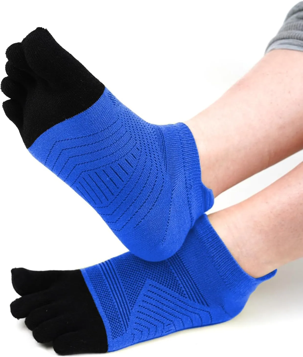 Outdoor men's and women's 50% Merino wool socks Sports finger socks Running socks three pairs
