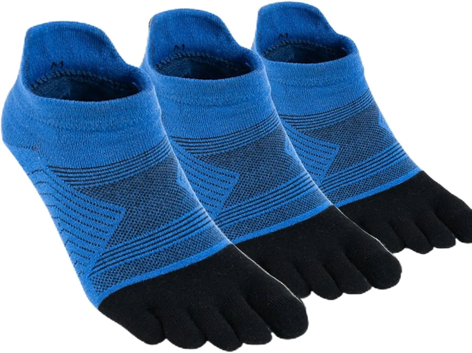 Outdoor men's and women's 50% Merino wool socks Sports finger socks Running socks three pairs