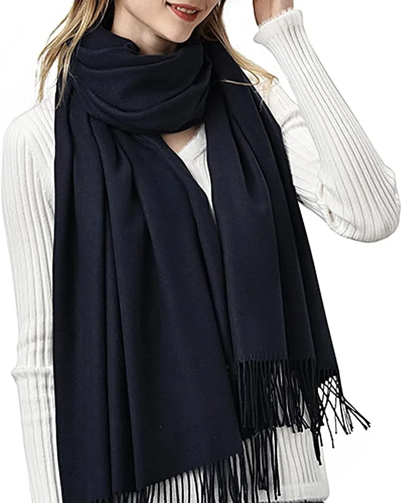 Roll Up Unisex Cashmere Soft Luxurious Cozy Long Winter Scarf Wrap Shawl Scarves Blanket