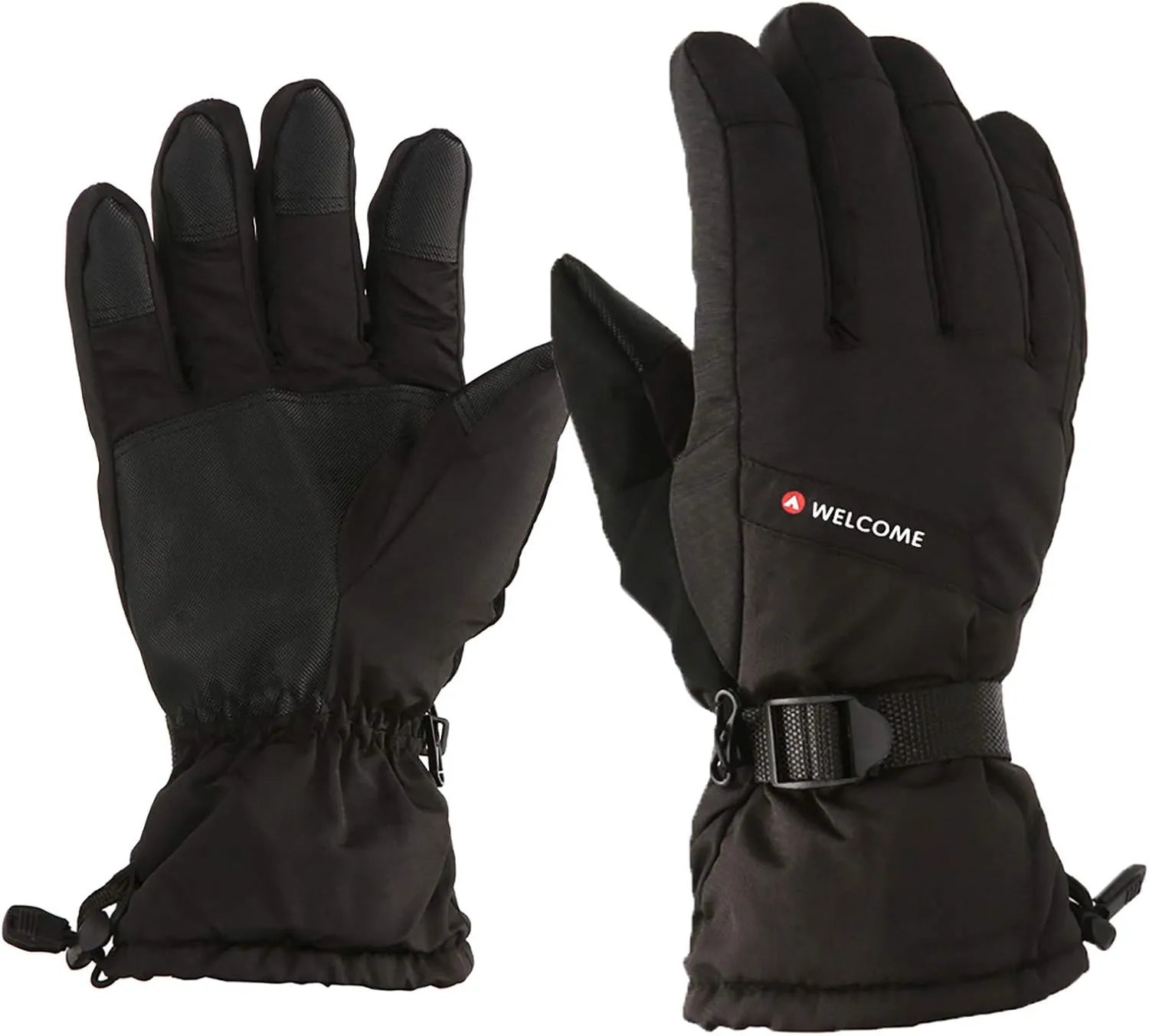 Ski Gloves Snow Mittens for Women Insulated Winter Mitten Touchscreen Windproof Warm Mittens for Snowboard