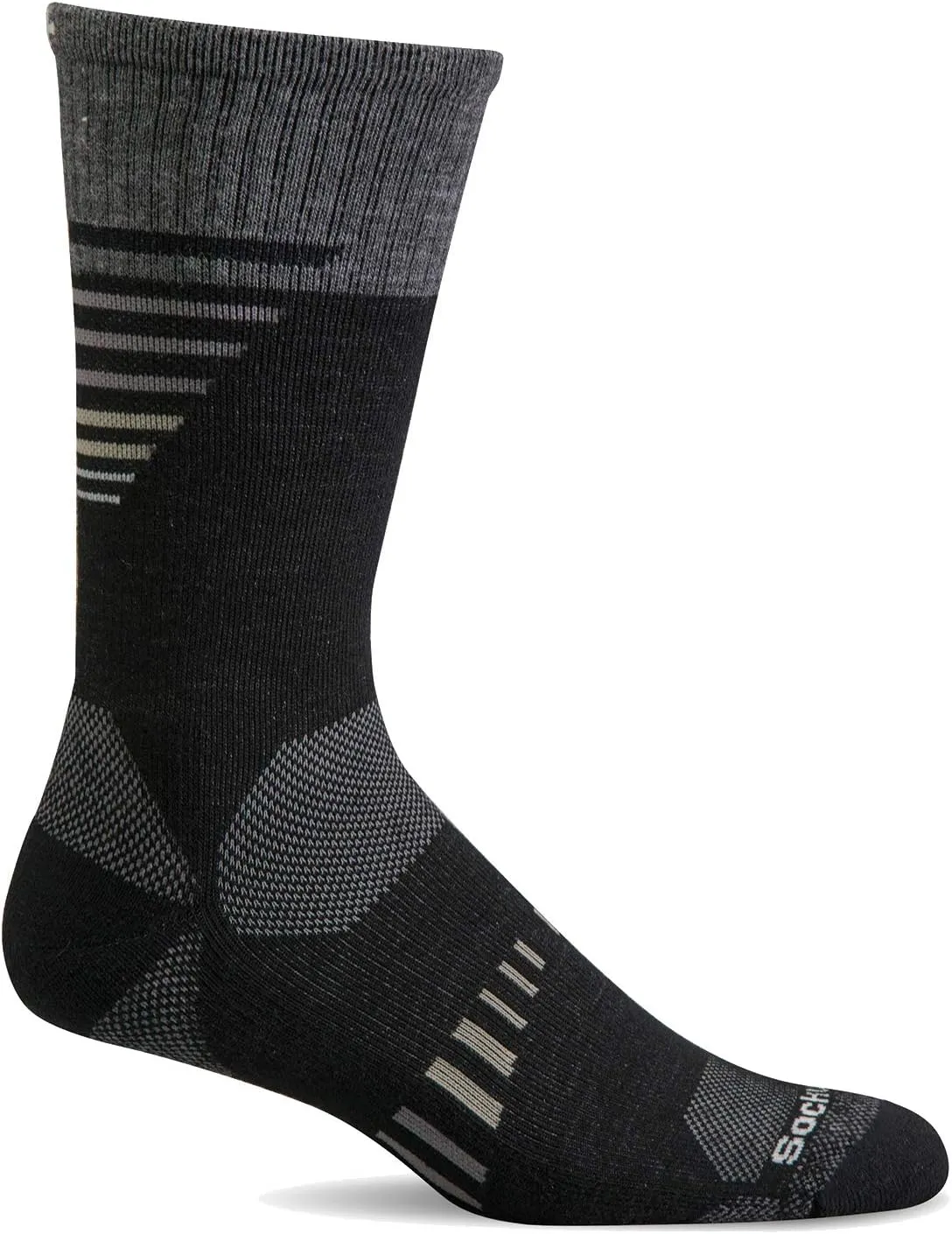 Sockwell Men's Ascend II Crew Moderate Compression Sock