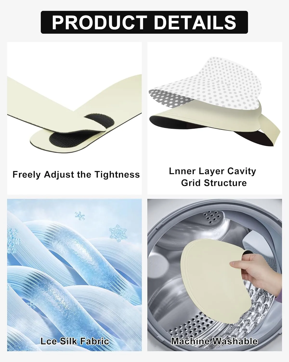 Sun Visors for Women Men, Oversize Wide Brim Beach Hats UPF 50  Adjustable Ponytail Packable Sports Cap for Daily Outdoor