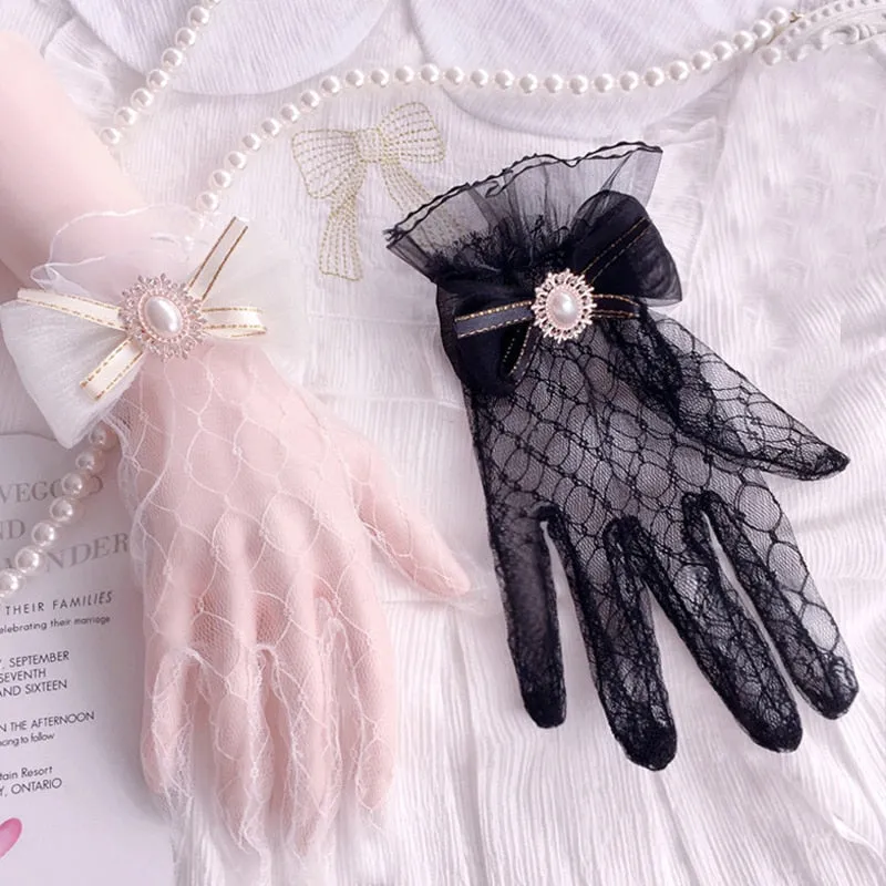 Sweet Victorian Lace Gloves