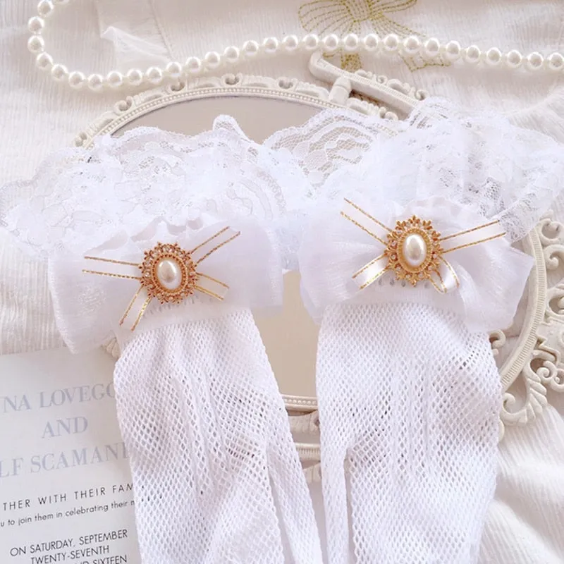 Sweet Victorian Lace Gloves