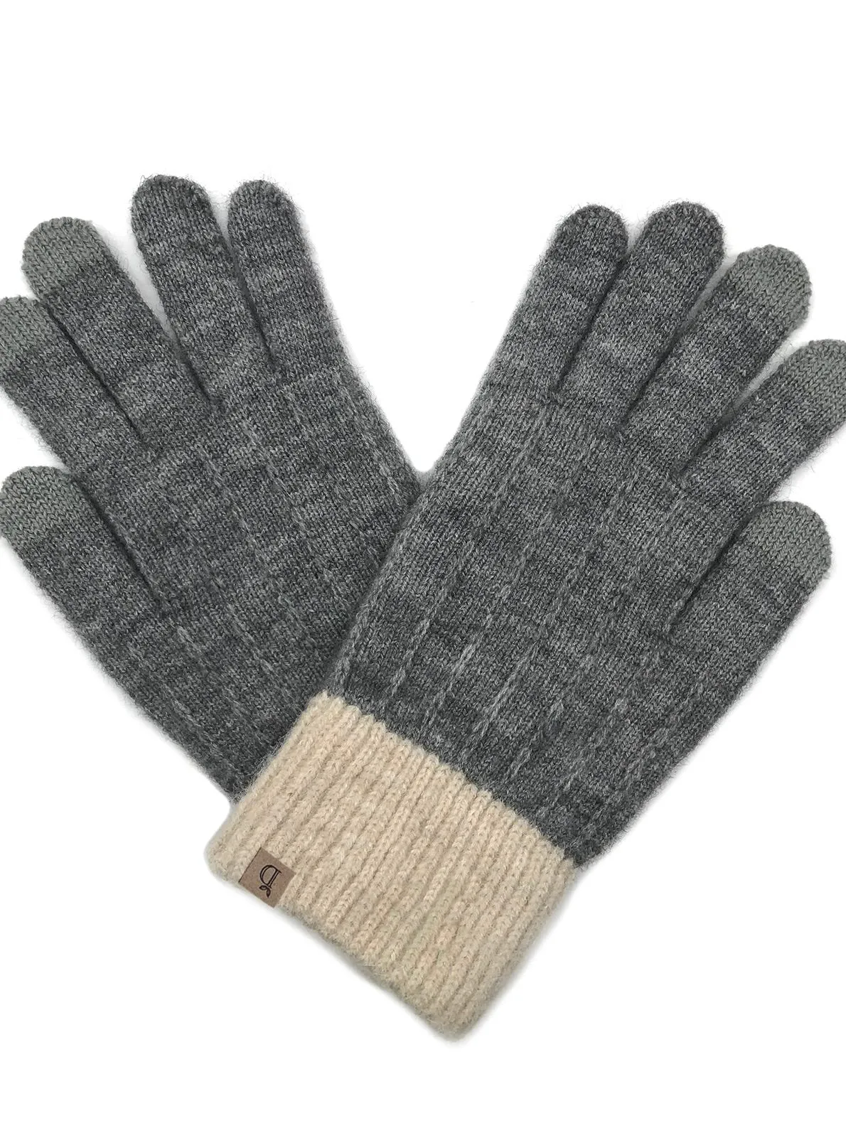 Textured Knit Gloves