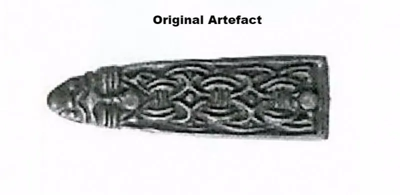 Viking Belt Strap End - 15 mm wide