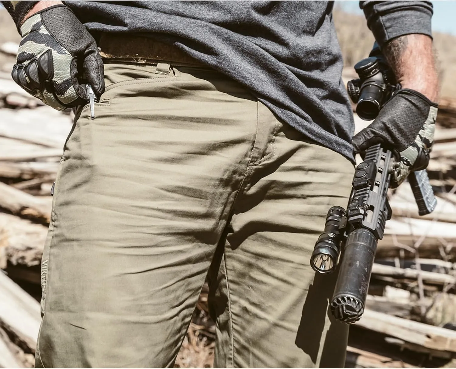 VIKTOS Men's Leo Duty Pants | Lightweight Water-Resistant Outdoor Tactical Pants with Multiple Pockets & Padded Waistband