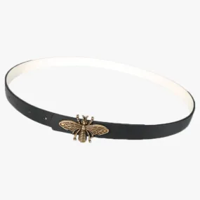 Vintage Bee With Wings Buckle Belt