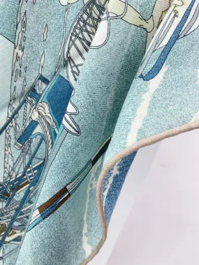 Women's Square Wool Blend Silk Scarf, 33 inches, Double Sides Printed,Luxury Scarf with Gift Box